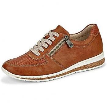 Rieker TIVA Freizeit Sneakers für Damen Braun 36 EU