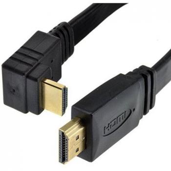 FLAT HDMI Right Angle High Speed Cable 3m