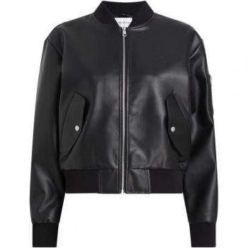 Calvin Klein Jeans Giacca in similpelle J20J223546 Nero Regular Fit