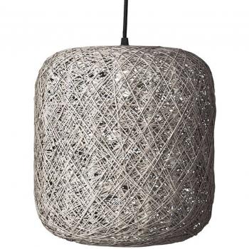 Dyberg Larsen Pendellampe Spin S grau, Ø 30 cm