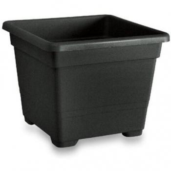 Vaso quadrato 38 cm antracite