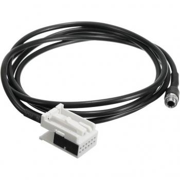 Black 3.5mm AUX Input Adapter for BMW E60/E61/E81/E91