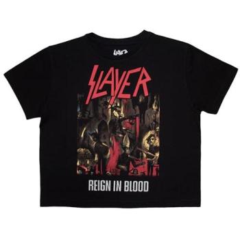 Slayer Reign In Blood Crop Garment – Black XXL, 100% Natural Cotton