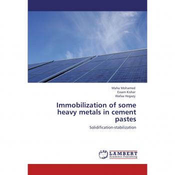 Immobilization of some heavy metals in cement pastes