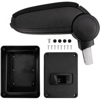 Reposabrazos automotriz TORANA ABS negro 17x40x(31-49) cm