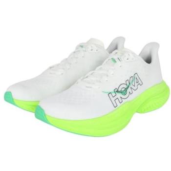 Hoka Running Mach 6 Blanco/Neón Lima EU 45 1/3