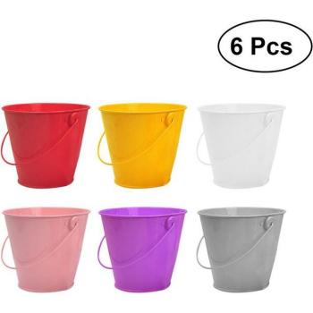 Mini Tin Buckets for Party Treats