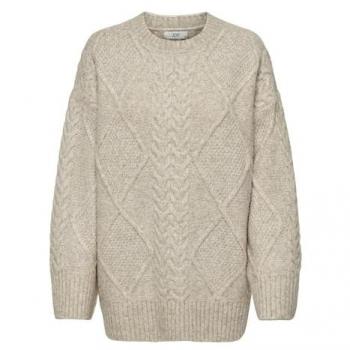 JDY Damenpullover JDYSILJA L/S LONG CABLE PULLOV. KNT NOOS