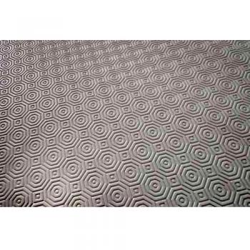 Tapis de table rond en PVC, blanc, 140 cm