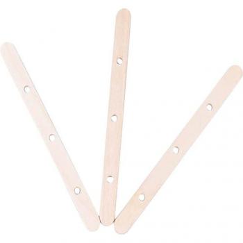100Pcs/pack Wooden Candle Wick With Sustainer Tab
