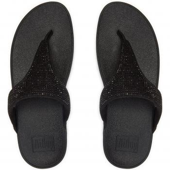 FitFlop EC5 Damenschuhe Pantoletten Dianetten Schwarz Freizeit