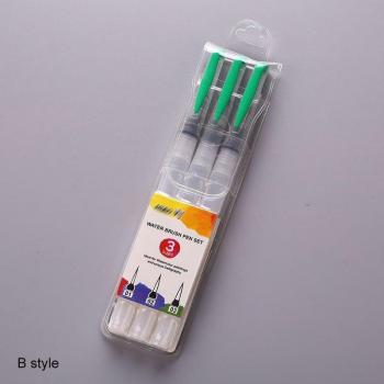 Plumas de tinta para dibujo con pelo de nylon
