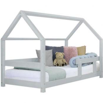 Cama Infantil TERRY Cabine 90x160 en Gris Pálido
