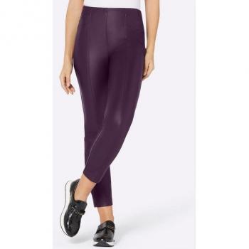 Pantalon en simili cuir 5 poches