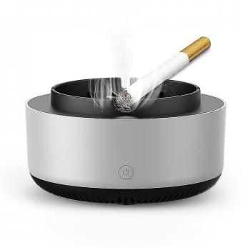Cendrier intelligent purificateur d’air gris pour voiture professionnelle