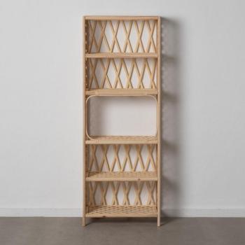 Étagère en Rattan 64 x 34,5 x 171 cm Naturel Bambou