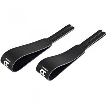 Poignées Tambours Marche Meinl BR2 Cuir Cymbales Noires