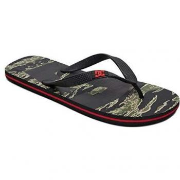 DC Shoes Tongs Homme 46 EU Noir/Vert/Noir