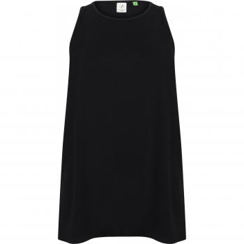 Tombo Damen Top mit offenem Rücken Schwarz XL