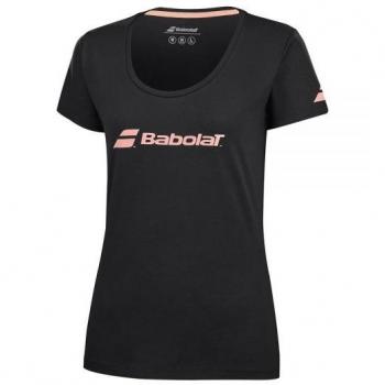 Babolat Exercise Tee Damen M Schwarz