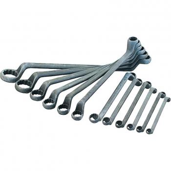 Set chiavi doppie poligonali a curvatura profonda – Holex