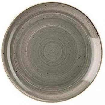 Churchill Stonecast Grey Evolve Coupe Plate