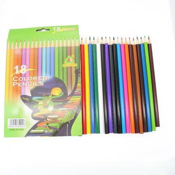 Natural Wooden Colored Pencils for Student Artists