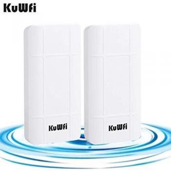 KuWFi 300Mbps Outdoor PoE Bridge Pair