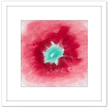 Hilma af Klint Untitled 1920 – 8x8 Square Wood-Framed Wall Art Print with Mount