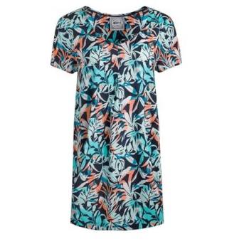 Veste tunique Nuri Poisson Mystérieux – Viscose bleu