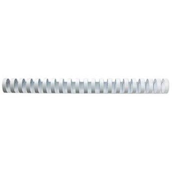 Kunststoff-Binderücken GBC 529110 (A4) – 21 Ringe, 210 Blatt, 22 mm, 100 Stück weiß