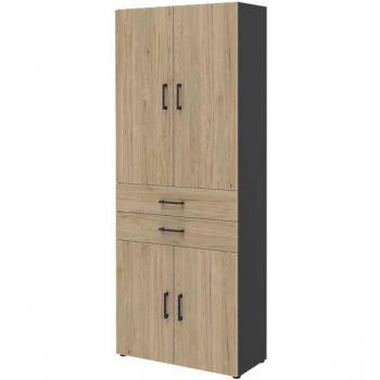 Aktenschrank Kasai ¦ holzfarben ¦ Maße (cm): B: 80 H: 212,5 T: 33,5