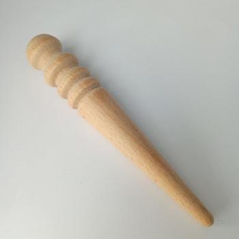 Wooden Round Leather Edge Tool