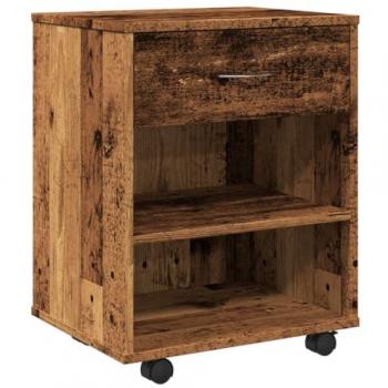 VidaXL Rollcontainer mit Schubladen 46x36x59 cm Holzwerkstoff