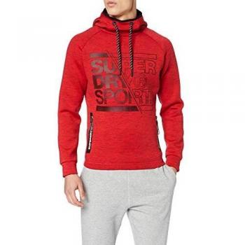 Felpa Sportiva Superdry Core Gym Tech con Motivo Geometrico XL Uomo