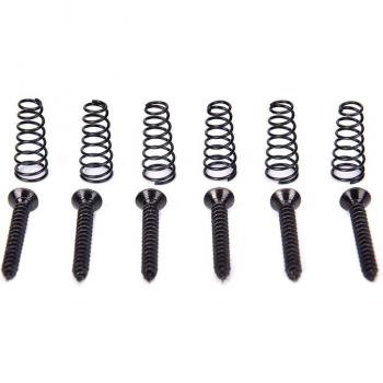 6pcs Guitar Single Coil Pickup Mount Height Screws with Springs 23mm x 5mm