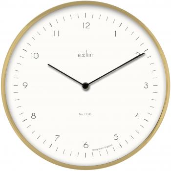 Acctim Product 29458 Bronx Brass Wall Clock