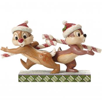 Navidad con Chip y Dale en bastones