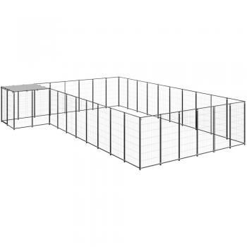 Perrera de Acero Resistente 19,36 m²