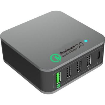 TUTUO 3,0 A USB‑Typ‑C Power‑Boost – 40 W, 5‑Stromanschlüsse, schnelles Laden für Smartphones