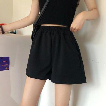 Pantalones Cortos de Verano para Mujer, Cintura Alta, 3XL, Holgados