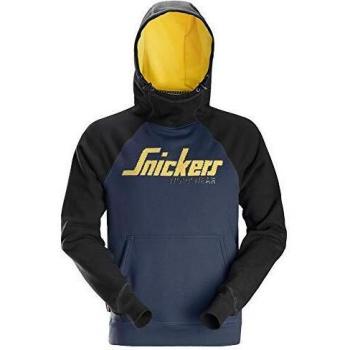 Snickers Allroundwork 2889 Logo Hoodie – Navy Black, Large