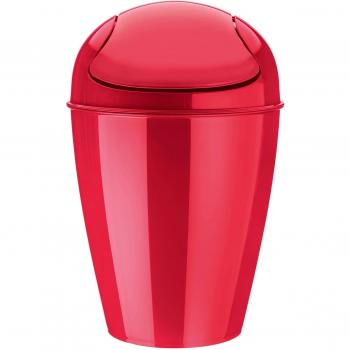 Solid Himbeer‑Rot Schwingdeckeleimer 5 L – Koziol Del S