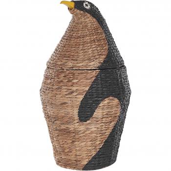 Panier Stockage Tissé – Jacinthe Naturelle, Modèle Pingouin Hadzabe