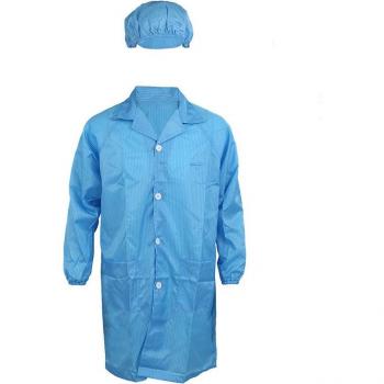 Uniforme de Laboratorio Hombre Mujer en Azul Punto Antiestático XL