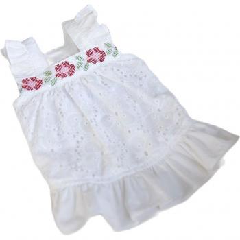 Besticktes Hundekleid im Preppy-Stil für den Frühling/Sommer