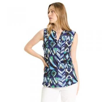 Blaues Shirttop von Cecil