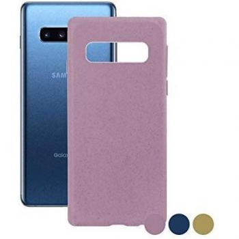 Coque Ksix pour Samsung Galaxy S10 Plus en rose semi-rigide écologique
