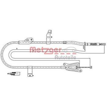 Metzger COFLE Seilzug für Feststellbremse