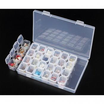 Boîte de rangement plastique pour peinture diamant et broderie